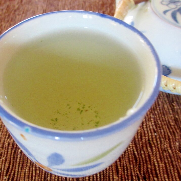 レンジで自家製緑茶
